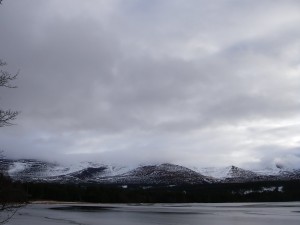 Slush fields on the plateau !!