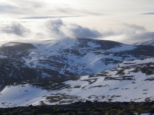 Views across the Cairngorm plateau.