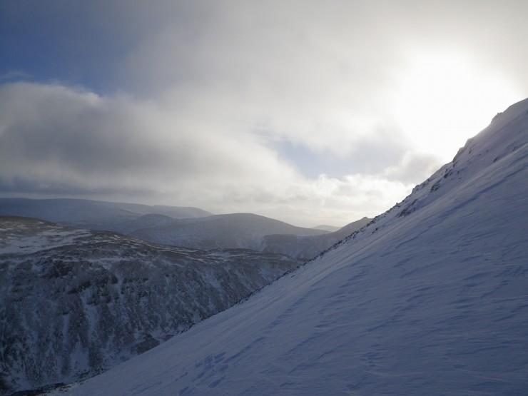 Looking South-East from Cnap Coire na Spreidhe