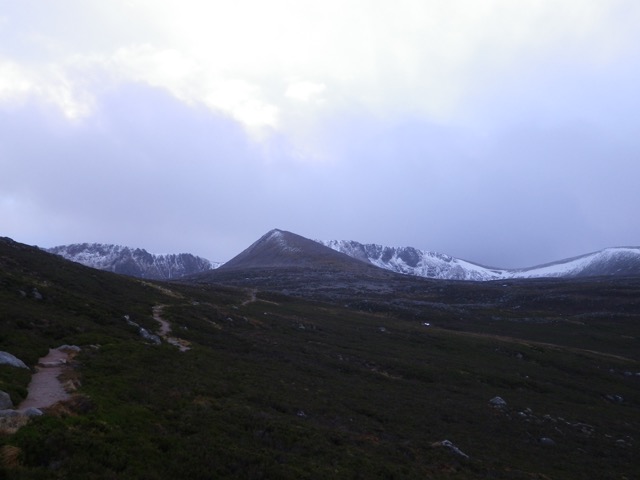 Looking up towards the Northern Corries