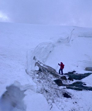 Thawing and windy