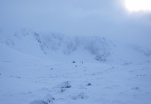 Light winds and snow showers