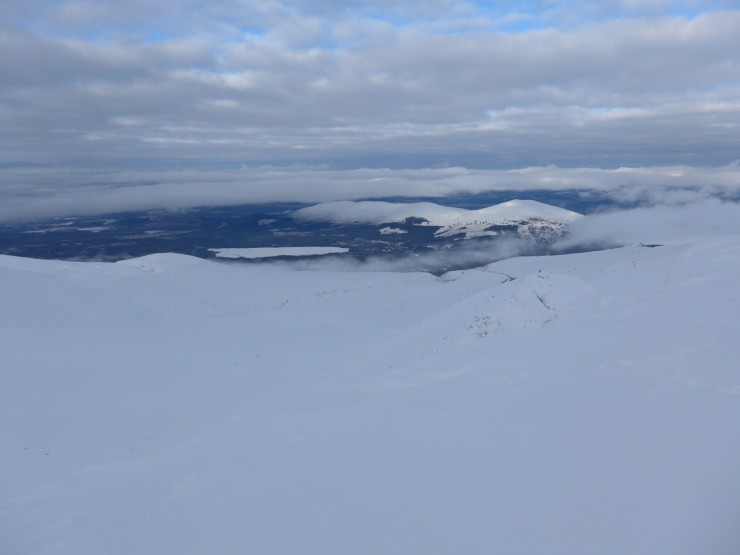 Loch Morlich and Meall a Buachaile from Coire an Lochain