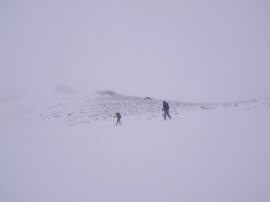 Strong winds and snowfall