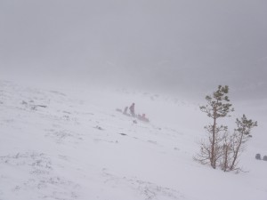 Heavy snow showers