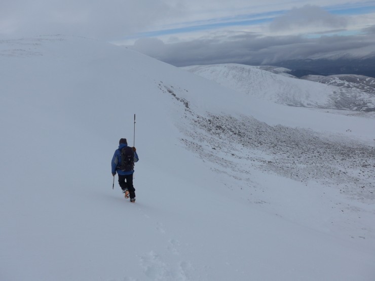 on the headwall of coire chais