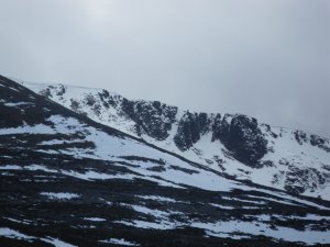 Thawing snowpack