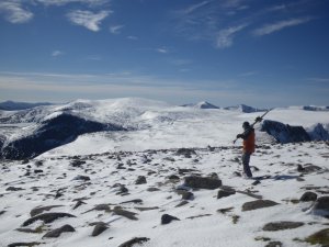 A spring snowpack