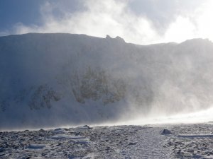 Cold sunny and blustery