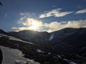 A cold windy day