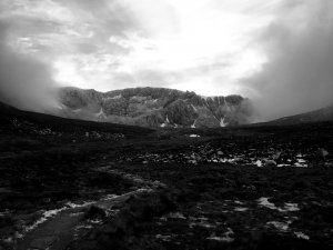 A band of cloud