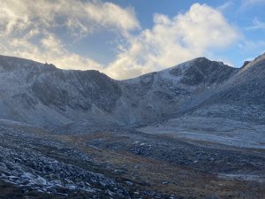 Only a dusting of fresh snow