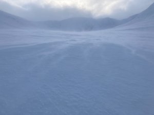 Cold and drifting snow