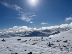 Clear windy day