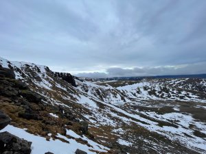 Puddles of snow