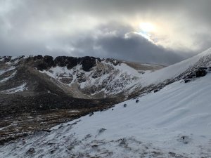 Blustery snow showers