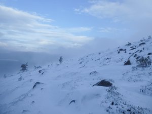 South-Easterly flow continues…