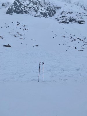 Avalanche debris
