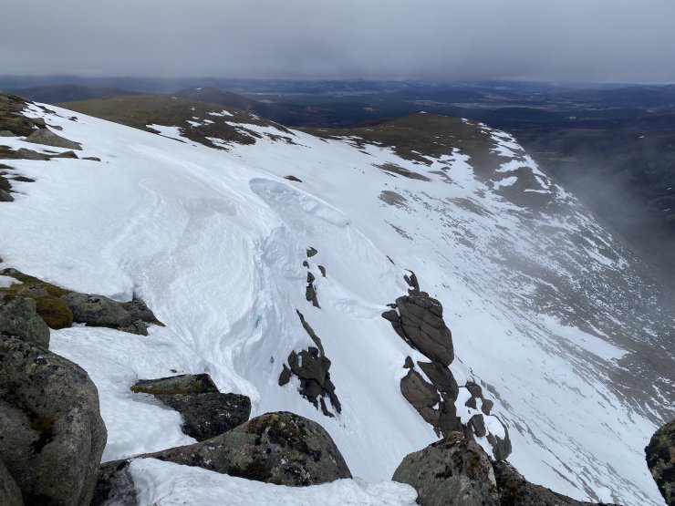The Eastern coire rim of Cnap coire na Spreidhe.